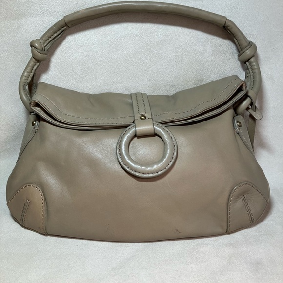Stuart Weitzman Leather Hobo Shoulder Bag - Picture 7 of 12